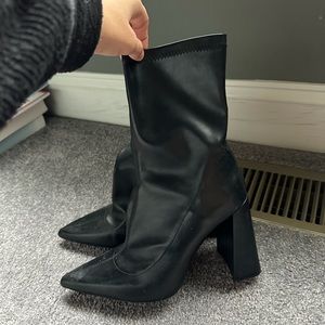 Zara black boots